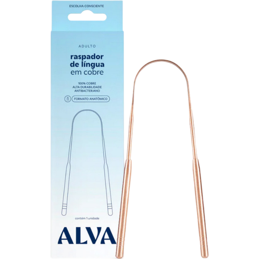 Raspador de Língua de Cobre - Alva Personal Care