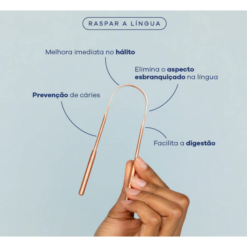 Raspador de Língua de Cobre - Alva Personal Care