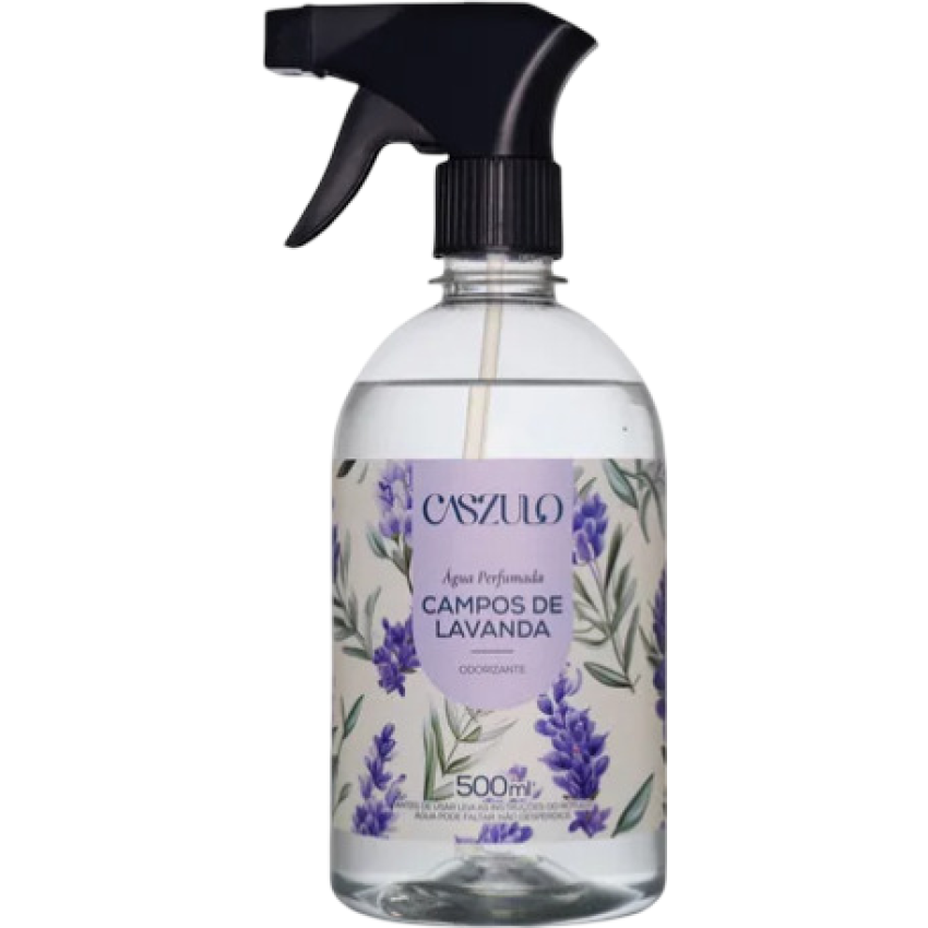 Água Perfumada Campos De Lavanda 500ml - Caszulo By Via Aroma