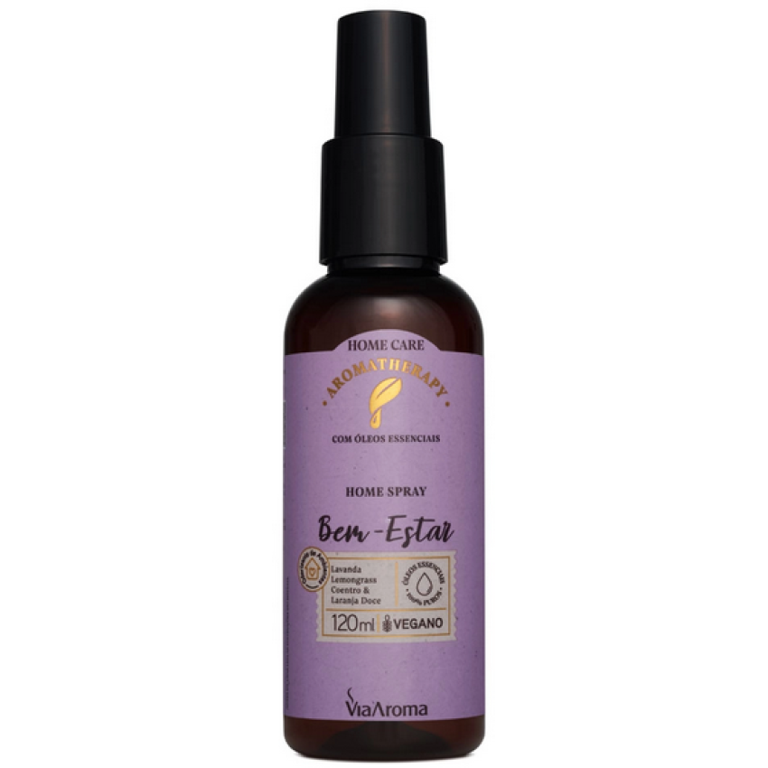 Home Spray - Bem-Estar 120ml - Aromatherapy - Via Aroma