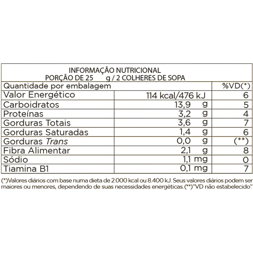 Granola Doce Sem Açúcar Orgânica 500g - Tempo Orgânico