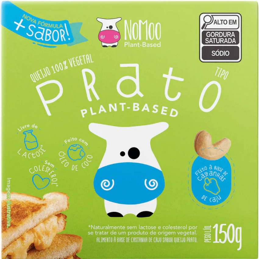 Queijo Prato Vegano 150g - Nomoo