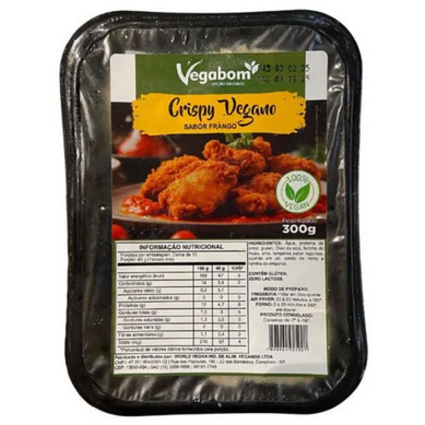 Crispy Frango Vegano 300g - Vegabom