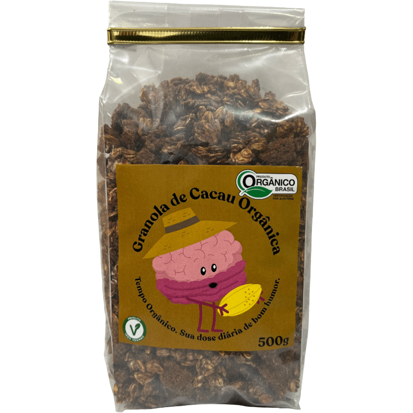 Granola de Cacau Orgânica 200g - Tempo Orgânico