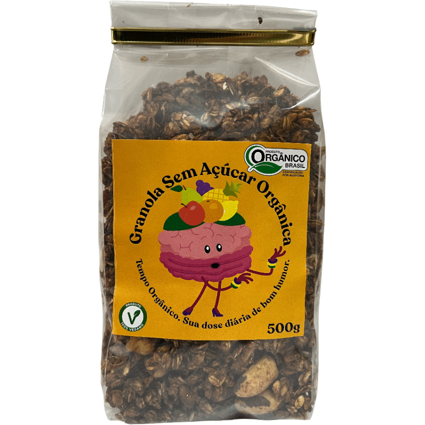 Granola Doce Sem Açúcar Orgânica 500g - Tempo Orgânico
